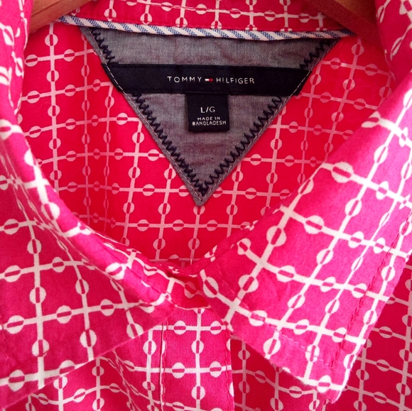Tommy Hilfiger Button Up Shirt size L - Picture 5 of 8